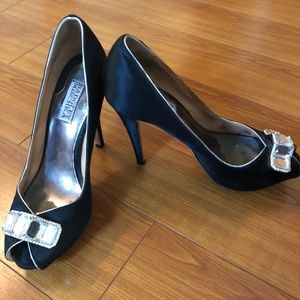 Crystal Embellished Badgley Mischka Heels